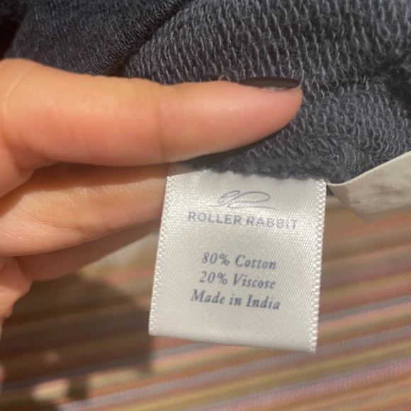 Roller Rabbit Embroidered Sweatshirt Dress- Sz 4 - Picture 4 of 5